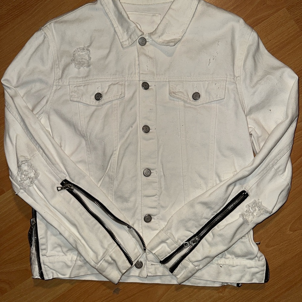Custom Zipper denim jacket
